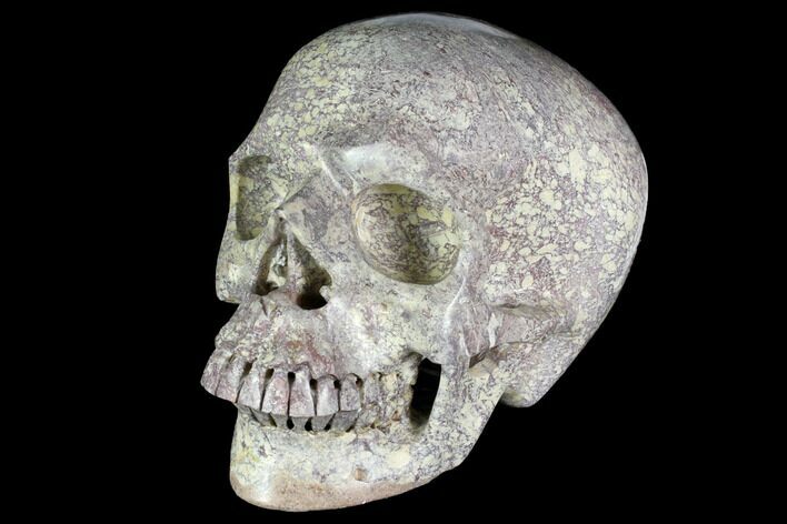 Realistic, Polished Jasper Skull #150940